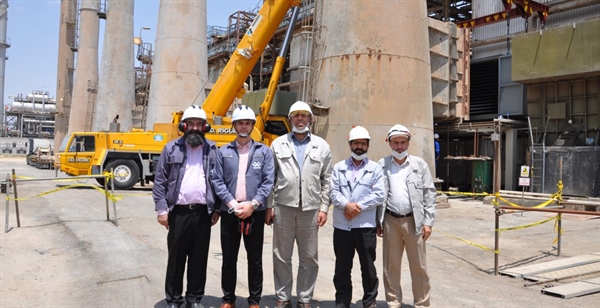 تجهیز اکونومایزر در کانال دو خروجی دیگ بخار شماره ۲ شرکت پالایش نفت اصفهان نصب شد